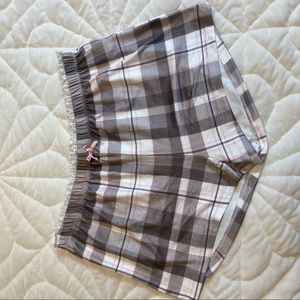 super soft  Pj short with lace trim